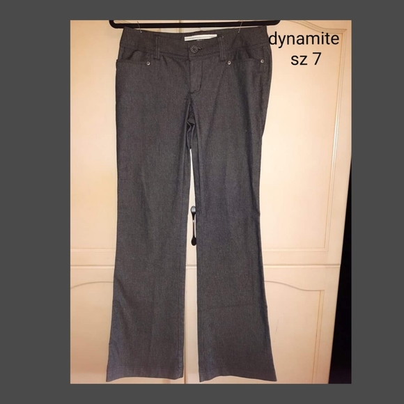 Dynamite Pin Stripe Career pants - Picture 1 of 7